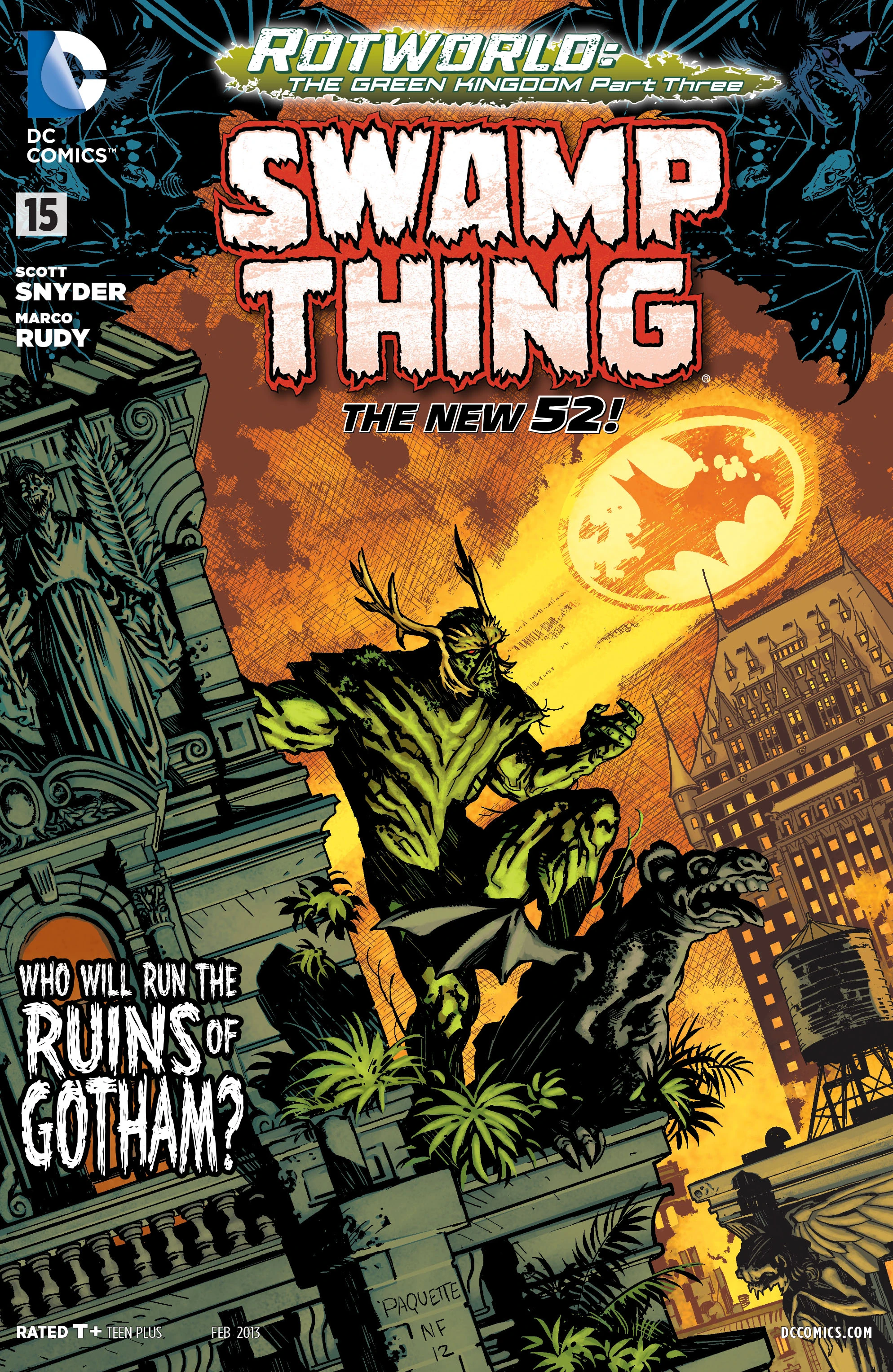 Swamp Thing #15 (DC, 2012 — Cover A) cover